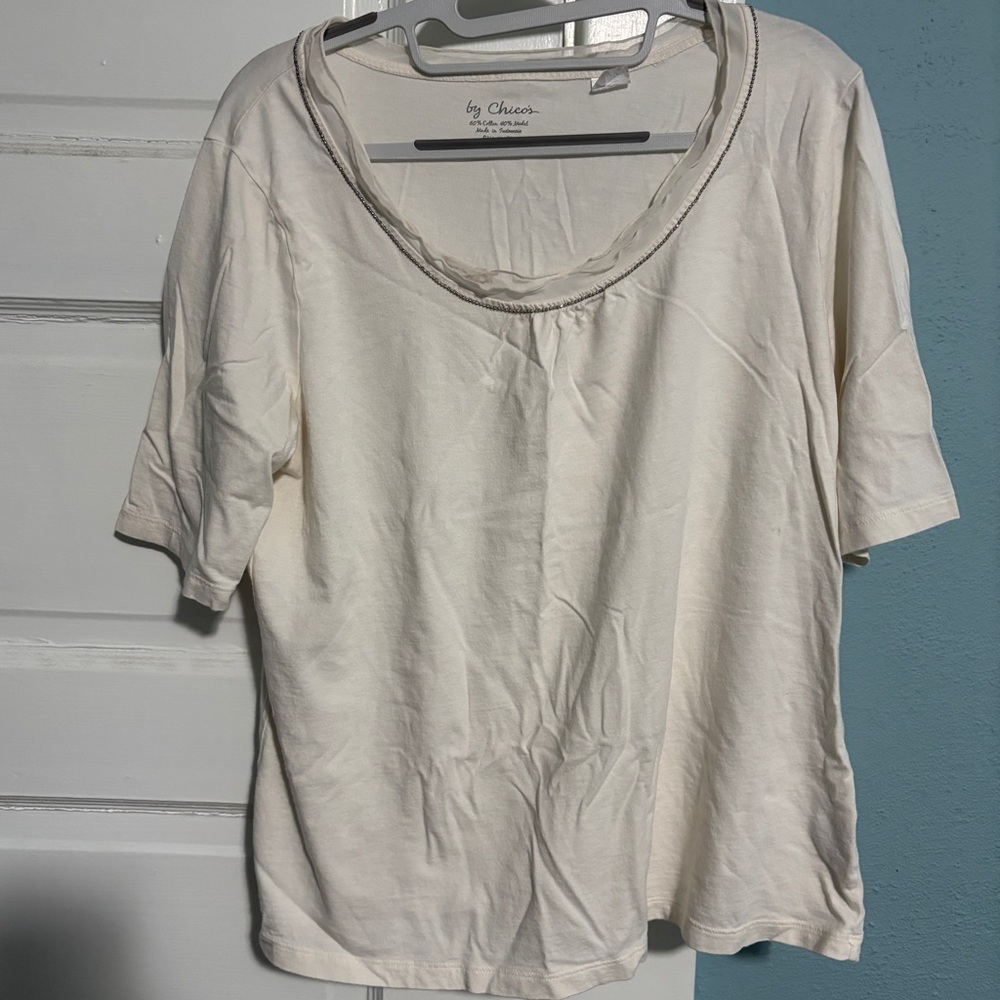 Chico's Cream Women's Top